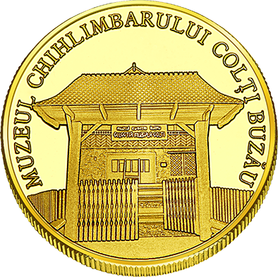 Back side of MUZEUL CHIHLIMBARULUI COLȚI Golden Romania